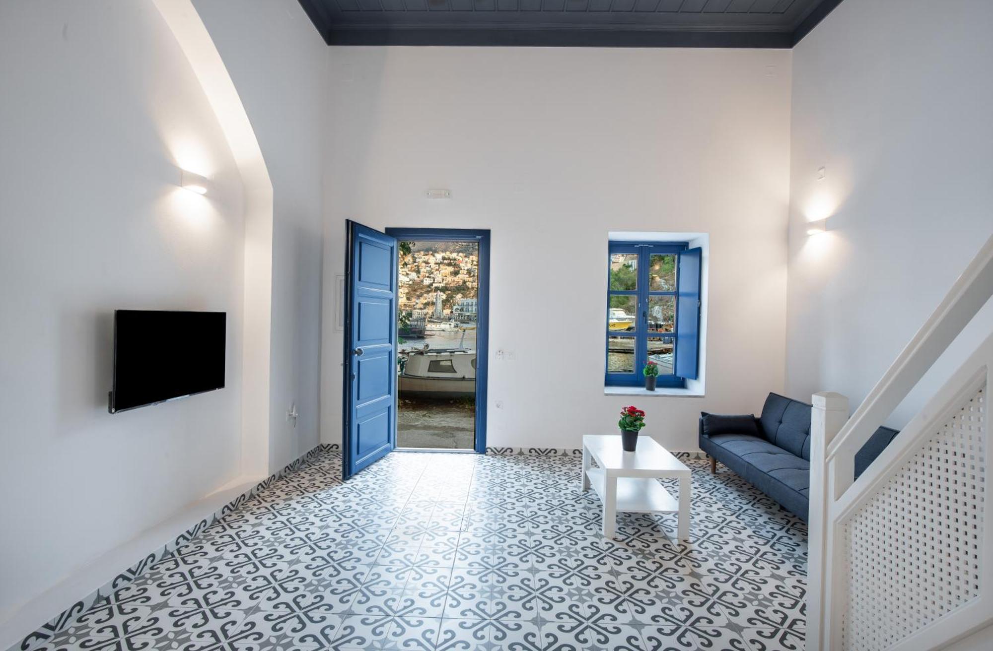 Porto Harani Seaside Apartments Simi Dış mekan fotoğraf