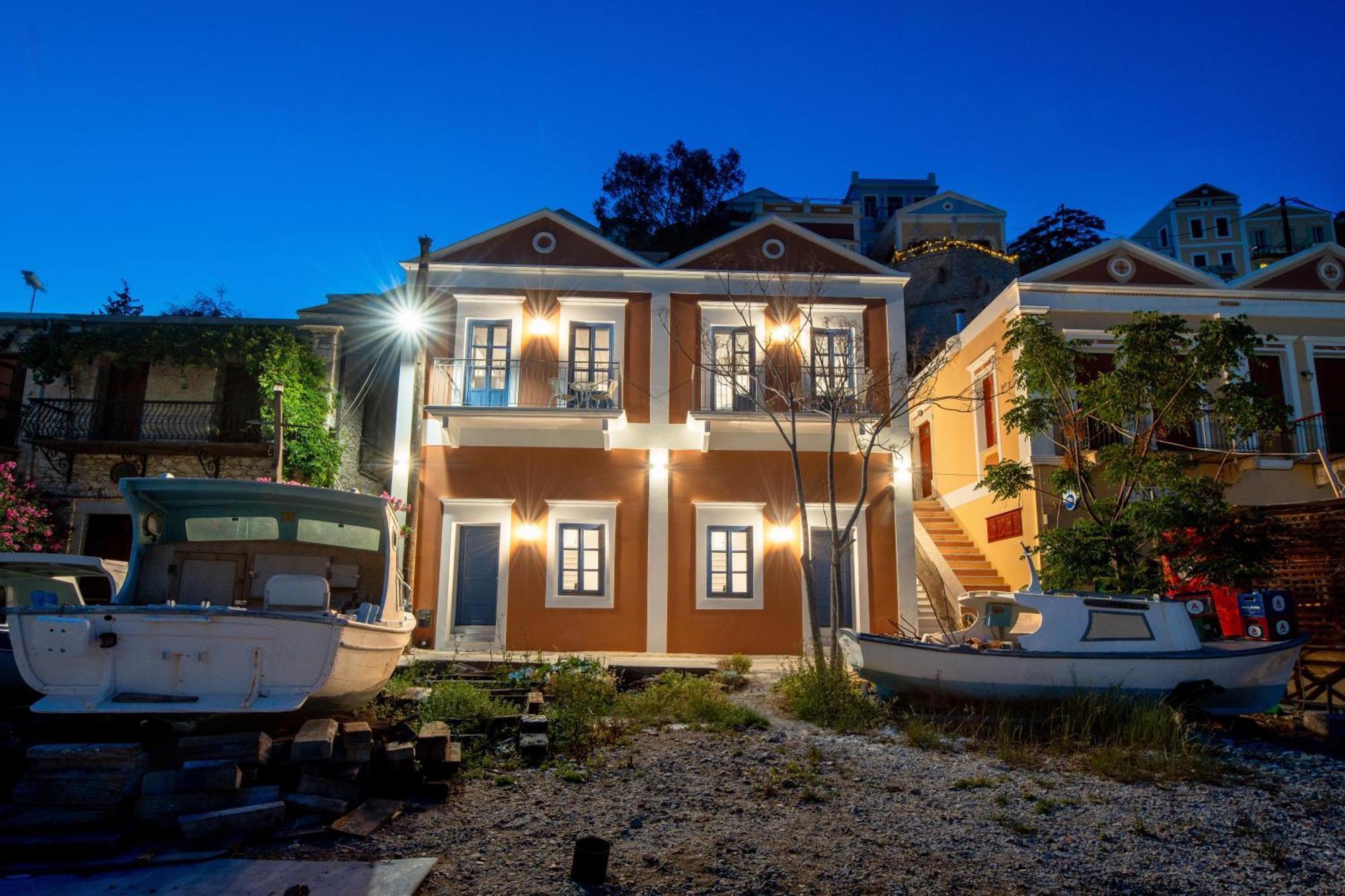 Porto Harani Seaside Apartments Simi Dış mekan fotoğraf